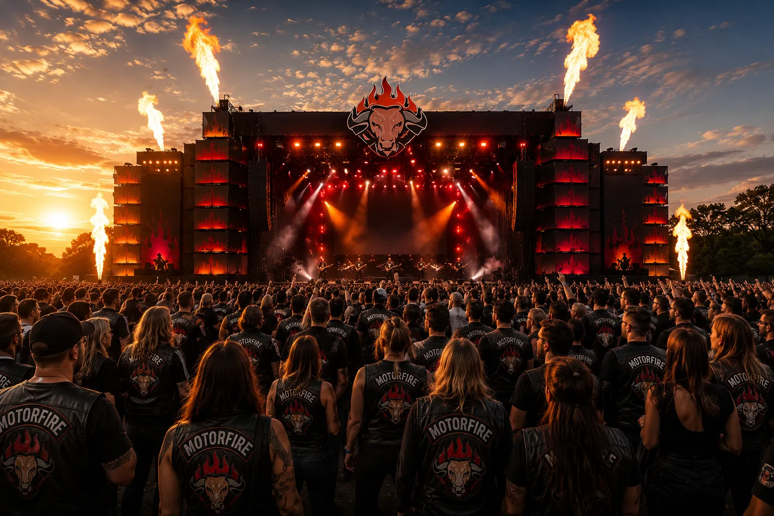 Palco do MOTORFIRE